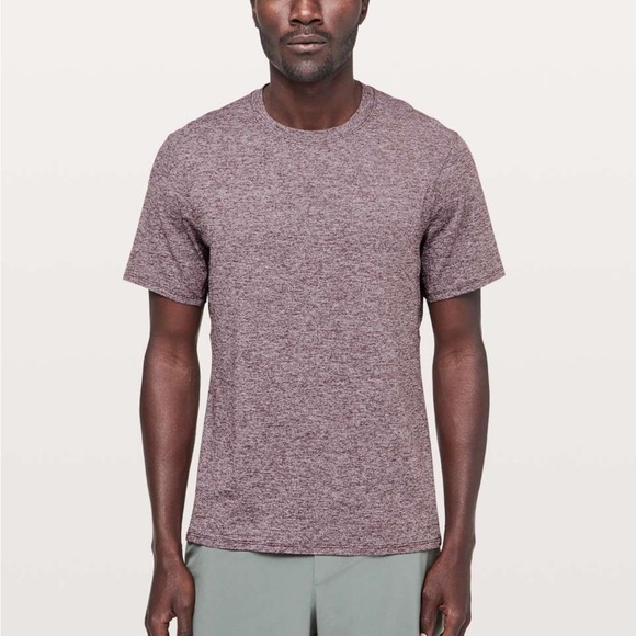 Lululemon Drysense Mesh Reflective Short Sleeve Shirt in Heathered Dark Adobe - Picture 1 of 16